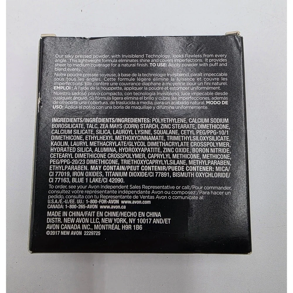 Avon True Color Flawless Mattifying Pressed Powder Pink Fair 0.4 oz F0037 NEW